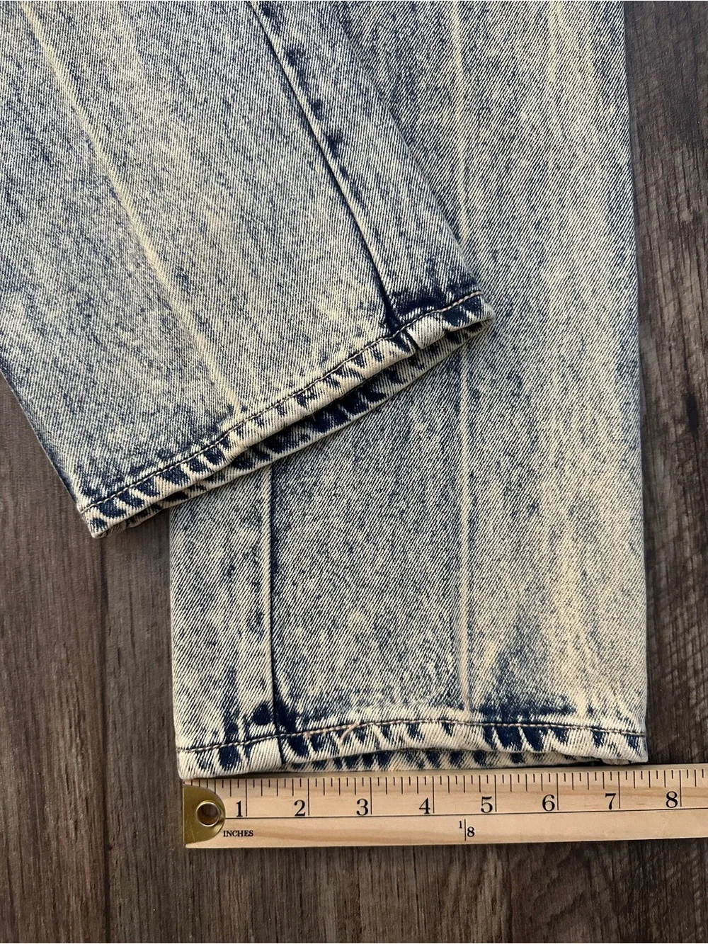 VTG 80s Gloria Vanderbilt Acid Wash Jeans Deadstock High Waist Size 16
